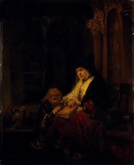 Prophetess Anna in the Temple