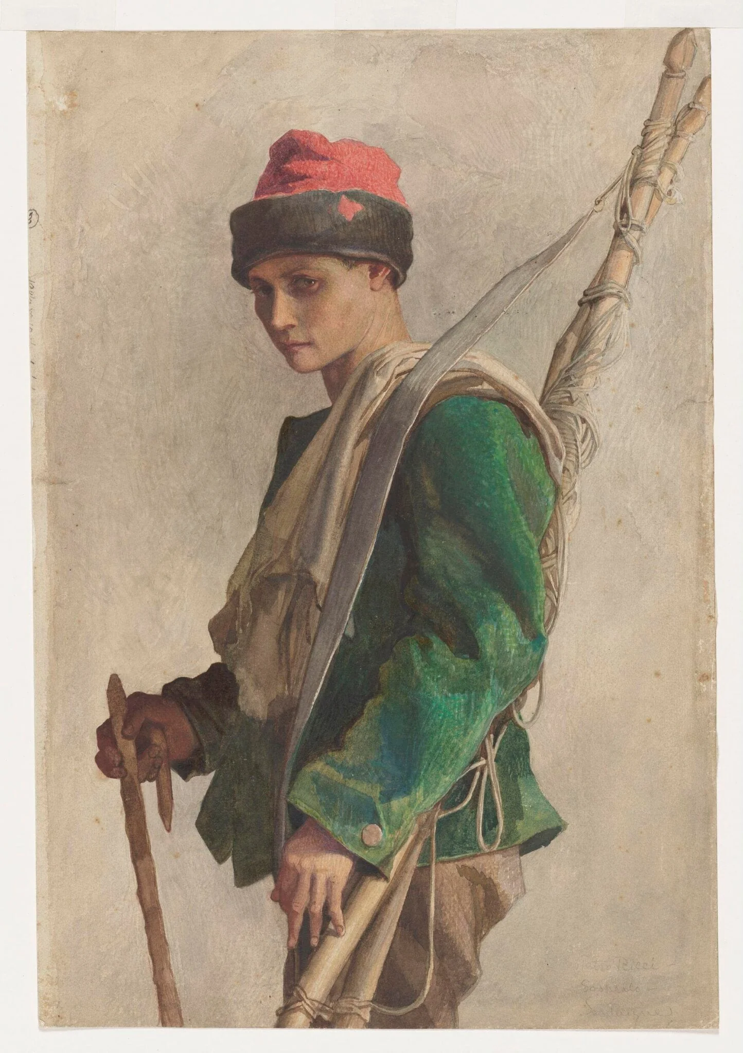 Pietro Ricci, a Fisherman of Sospello near Mentone
