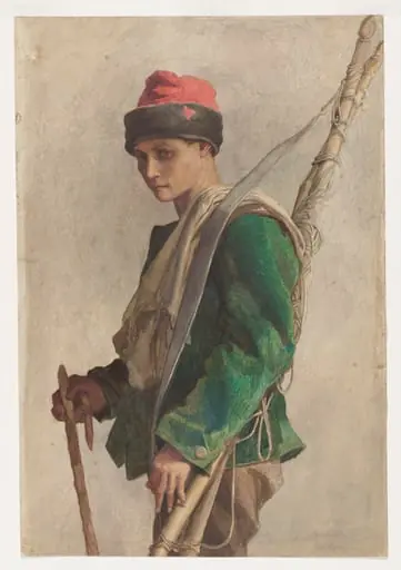 Pietro Ricci, a Fisherman of Sospello near Mentone