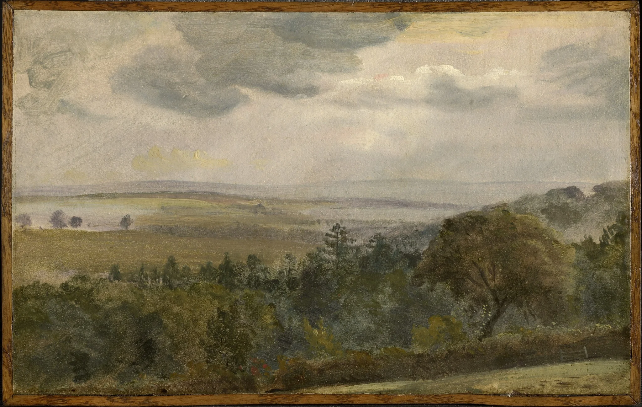 Extensive Landscape with Clouds