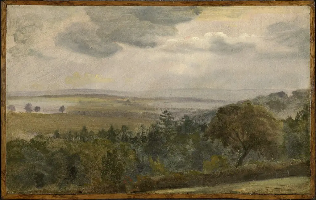 Extensive Landscape with Clouds