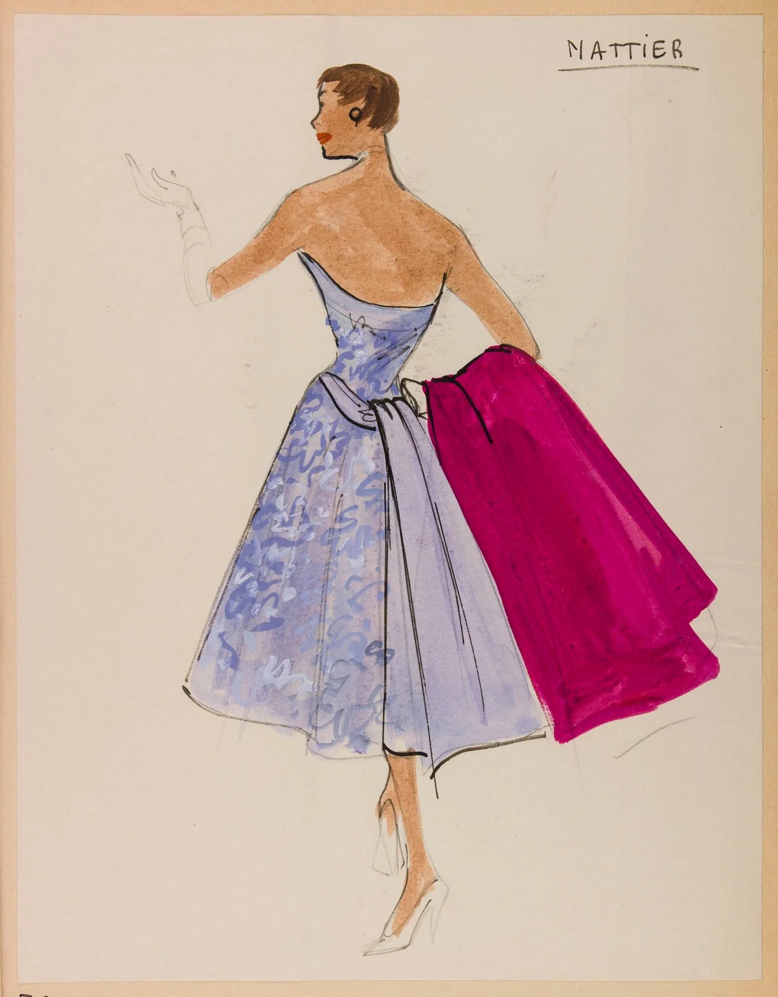 Nattier, by Marie-Louise Carven, 1953
