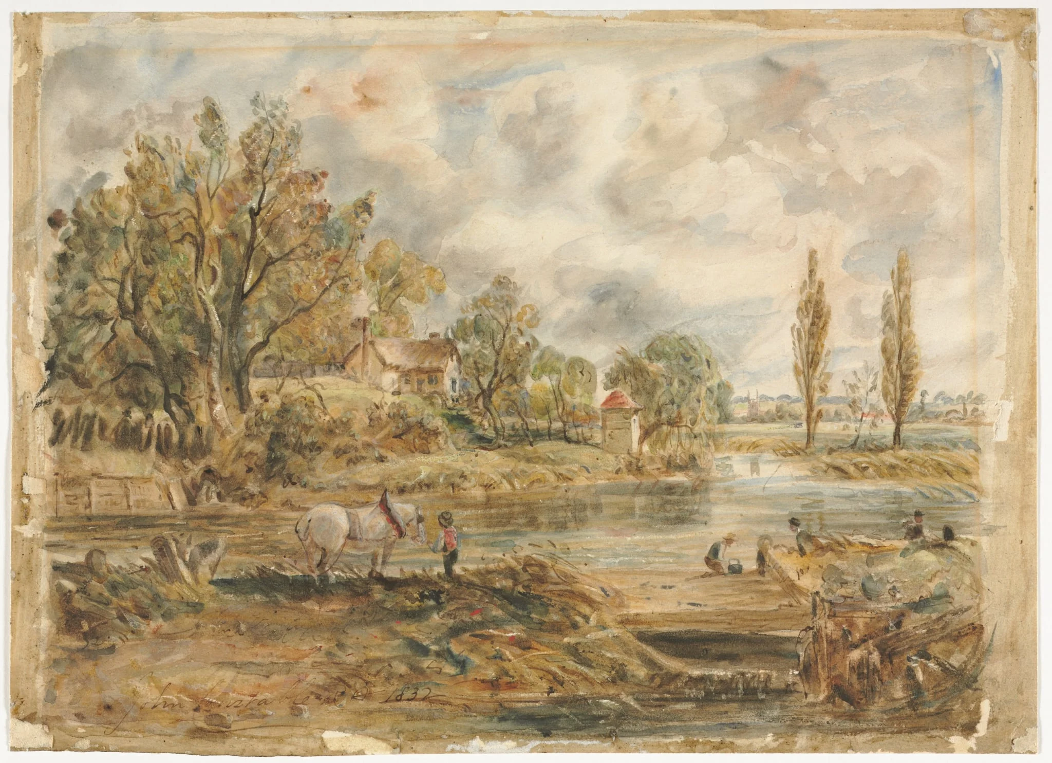 The White Horse, by John Constable, 1816