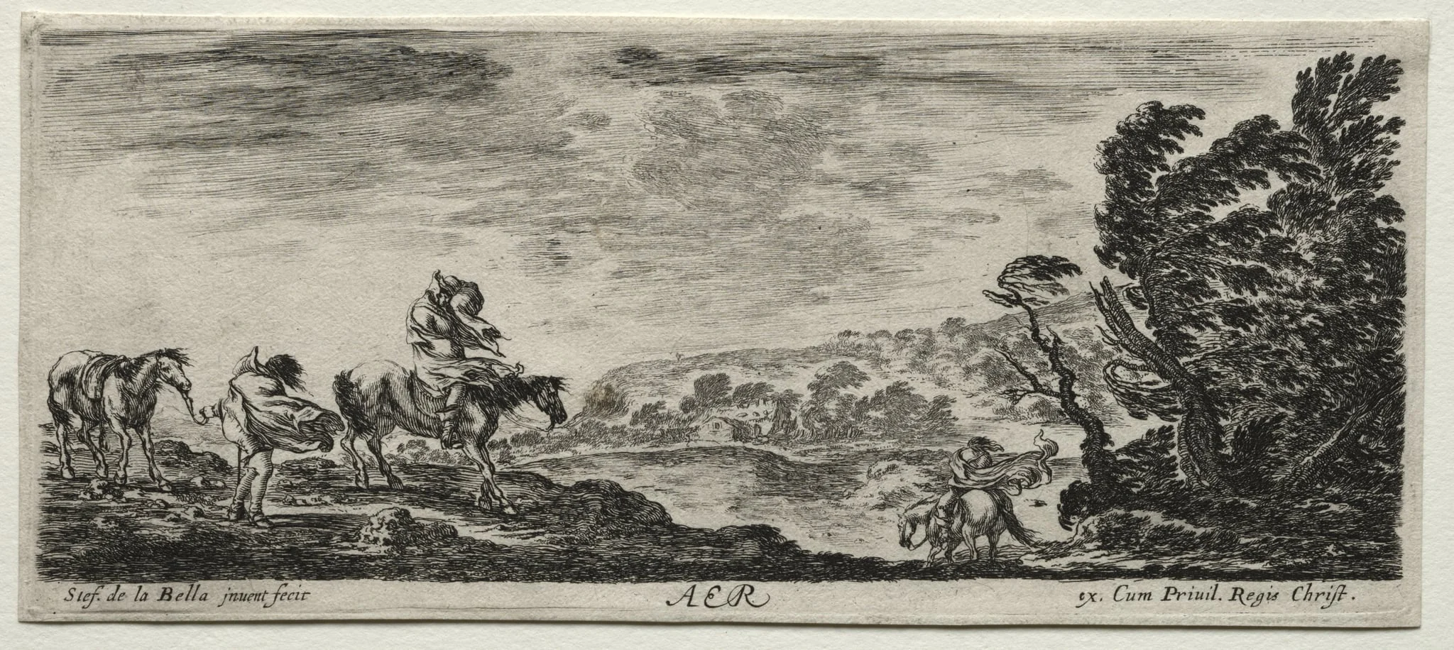 The Four Elements:  Aer, by Stefano Della Bella, 1648