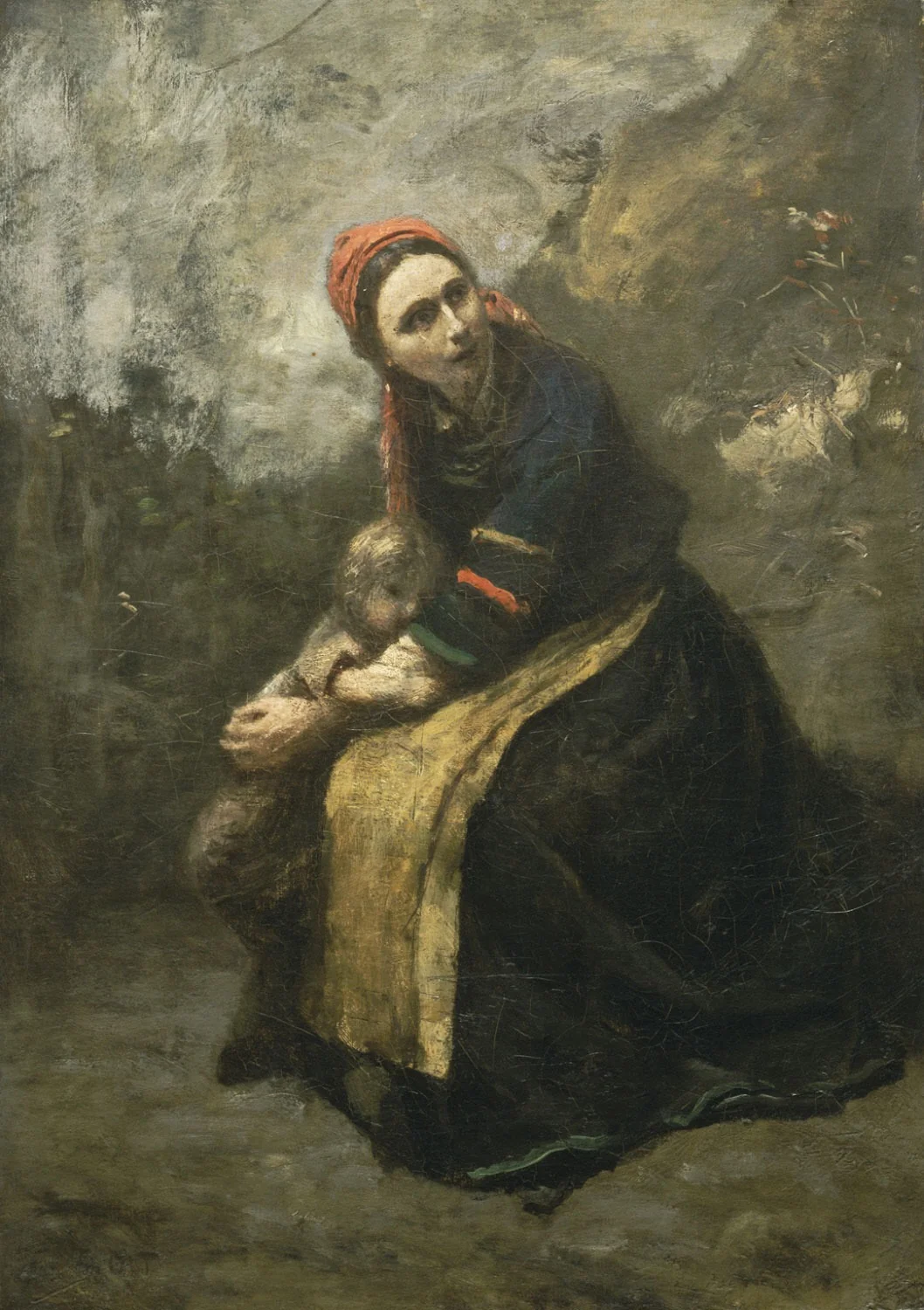 Mother Protecting Her Child
