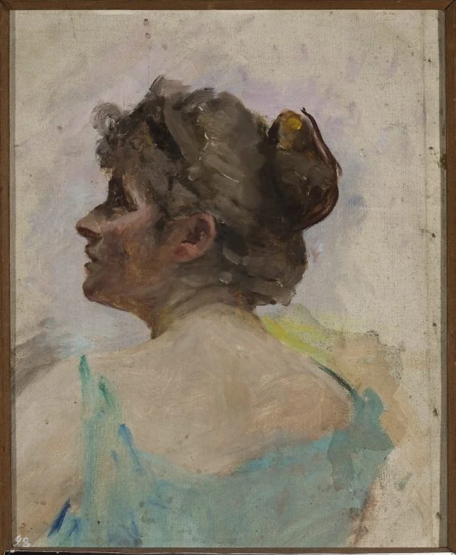 Study of the head for the painting “Symbolic dance”
