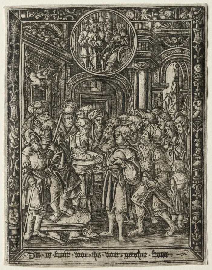 The Old King on His Throne, by Unknown, 1520