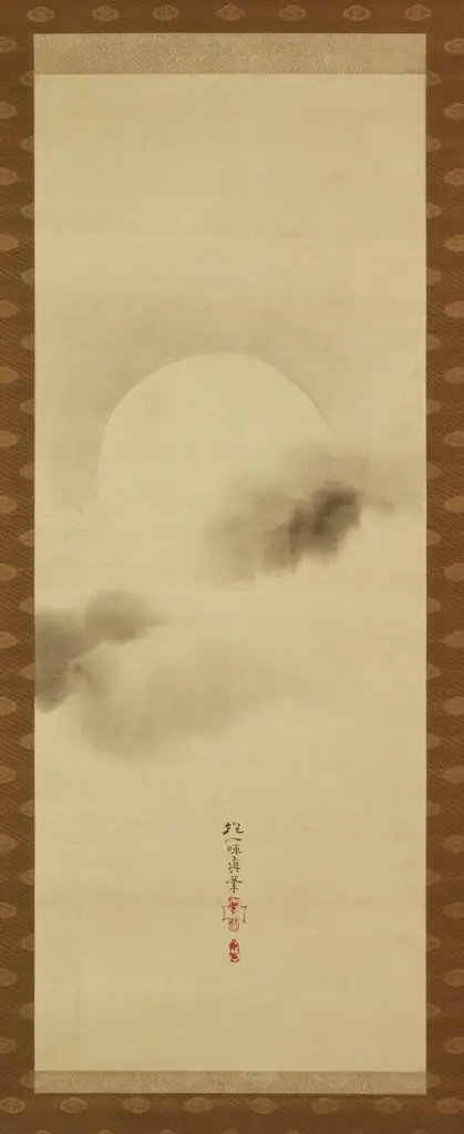 Triptych of the Seasons: Moon Among Clouds