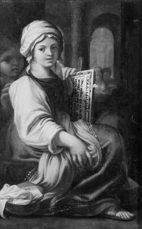 Girl with a Hornbook