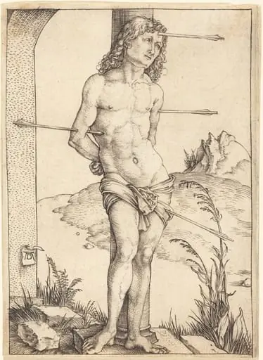 Saint Sebastian Bound to the Column