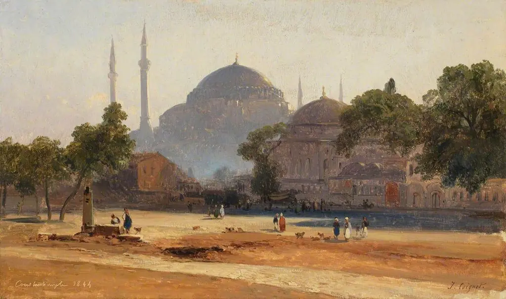 Constantinople with Hagia Sophia