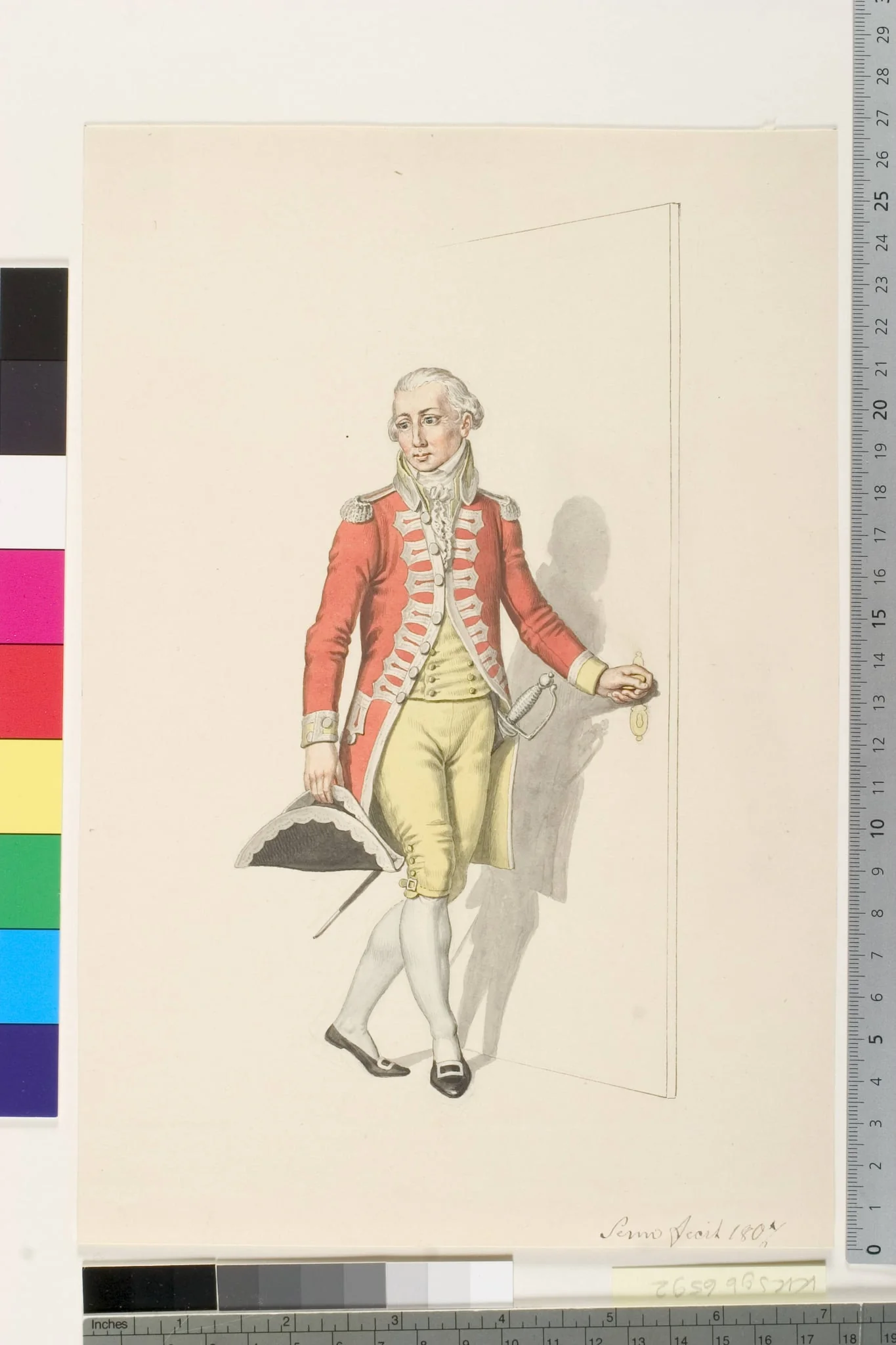 Kongelig kammerlakaj, by Unknown, unspecified, 1807