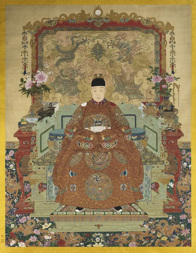 Seated Portrait of Emperor Xizong