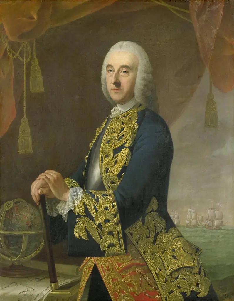 Portrait of Vice-Admiral Hendrik Lijnslager, Son of Harmen Lijnslager and Judith Allijn, by Guillaume de Spinny