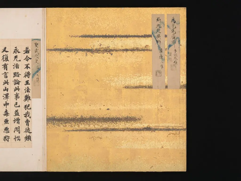 A Mirror of Gathered Seaweed (Mokagami) Calligraphy Album