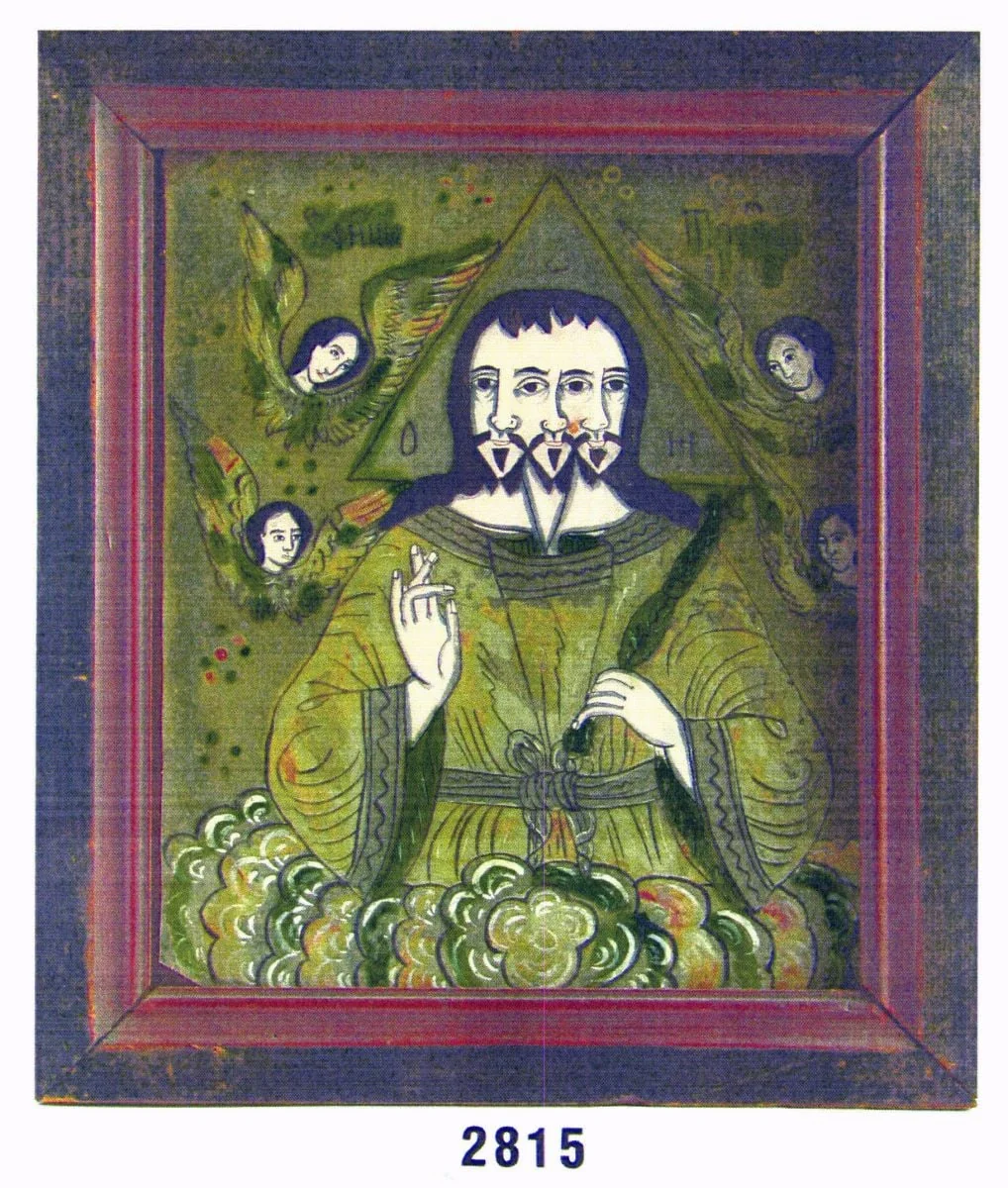 Sfânta troiță a Treimii într-un singur trup, by Unknown, 1850