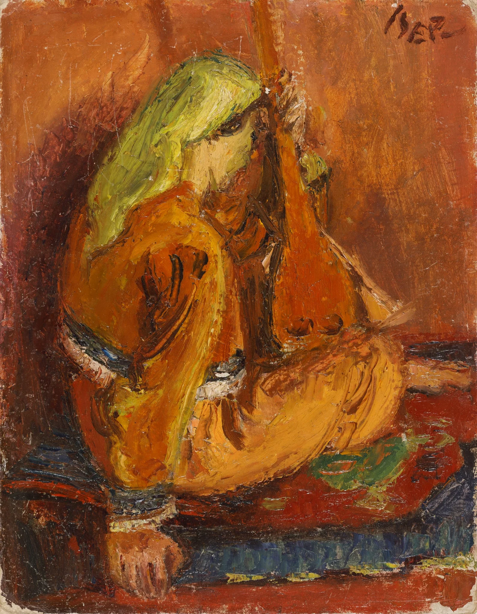 Odaliscă cu instrument (Paulina)