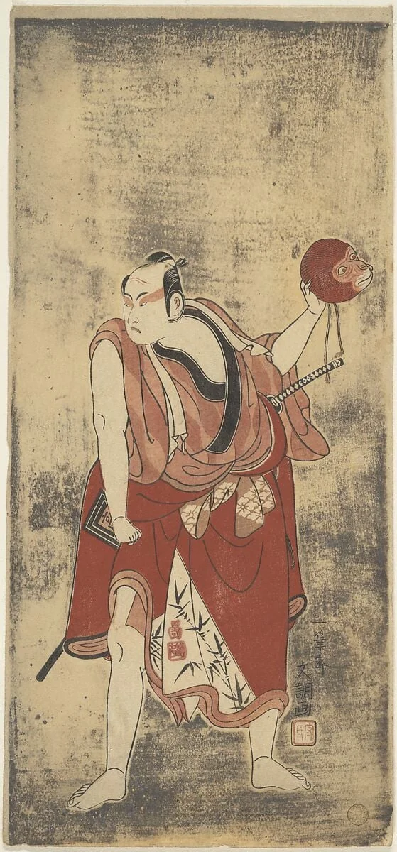 Untitled, by Ippitsusai Bunchō, ink, 1768