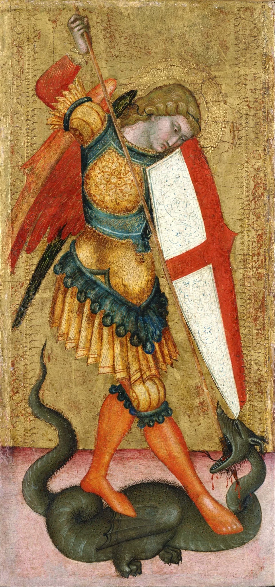 St. Michael and the Dragon, by Unknown, unspecified