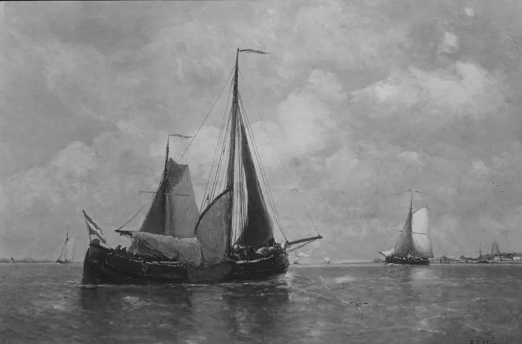 Ships on the River Waal