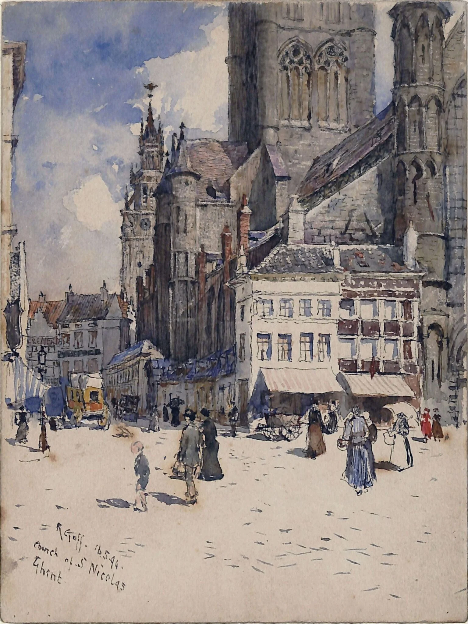 The Church of St. Nicholas, Ghent