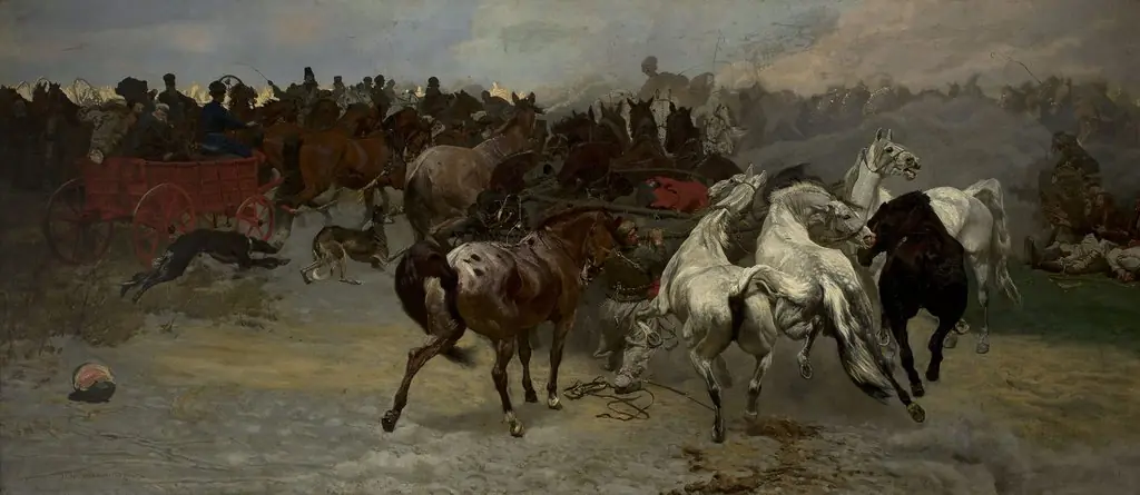 Horse market in Balta