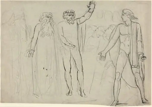 "And Saul Said unto David, Go, and the Lord be with Thee" [recto]