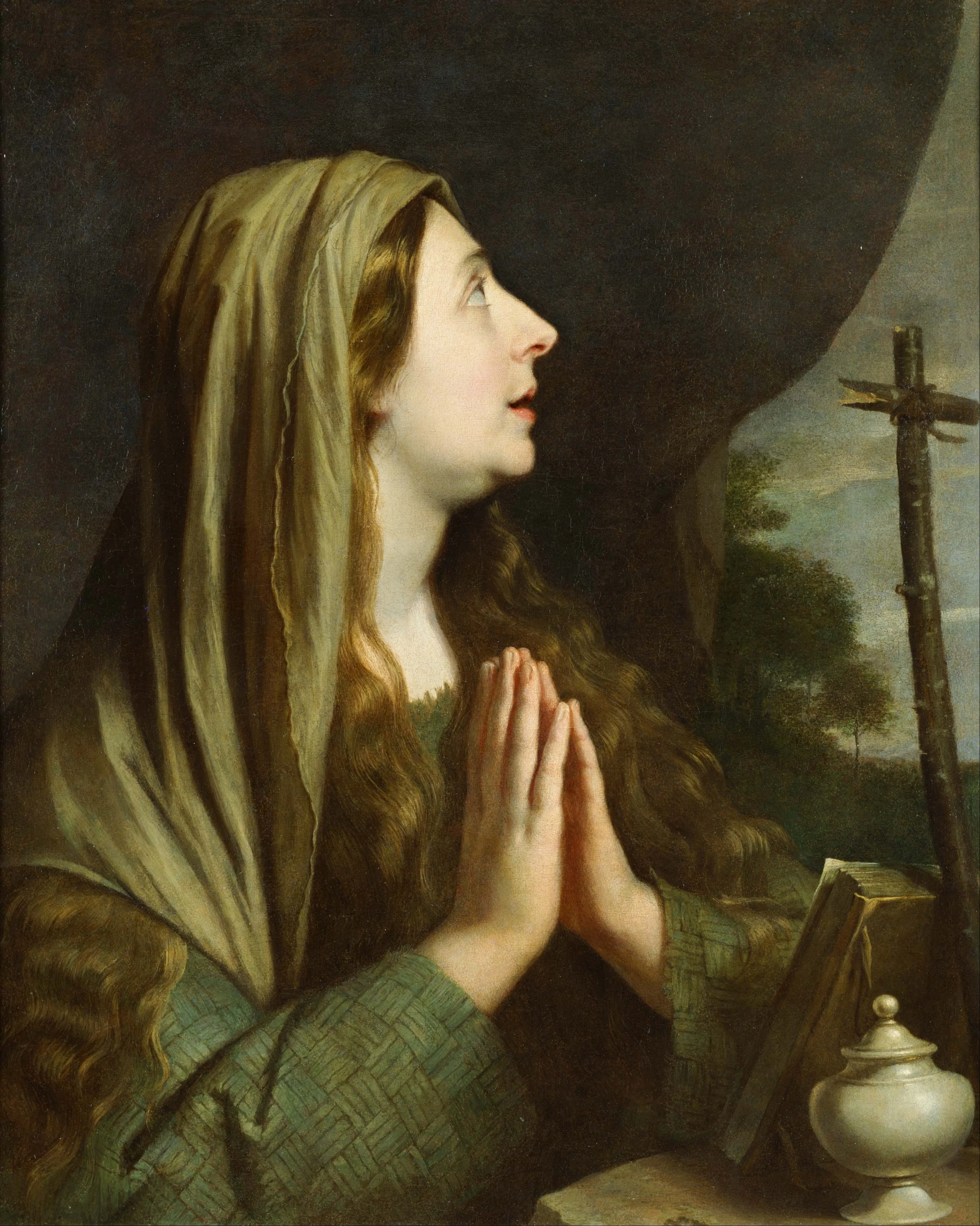Mary Magdalene, by Philippe de Champaigne, oil, 1700
