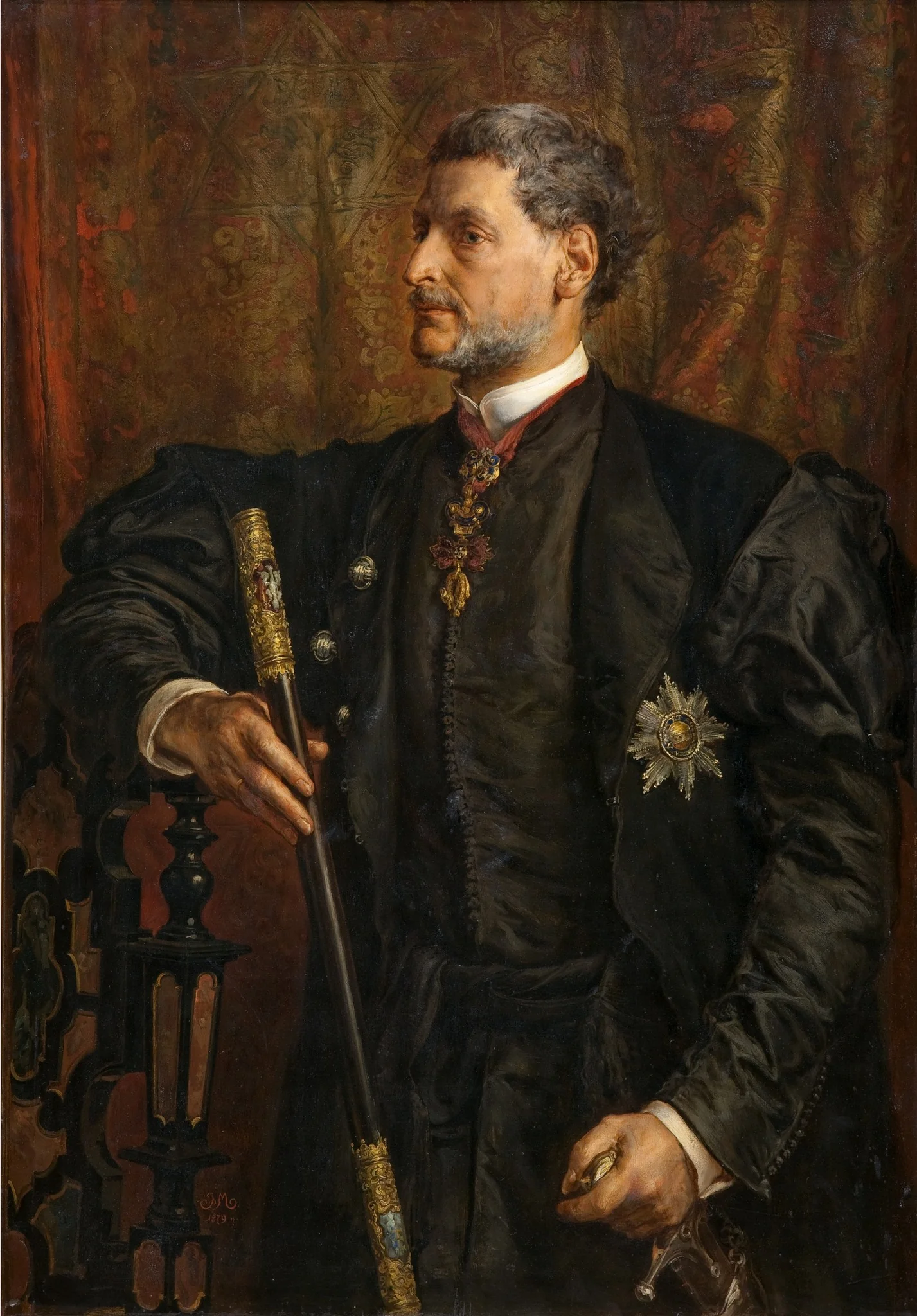 Portrait of Alfred Potocki, by Jan Matejko, oil, 1890