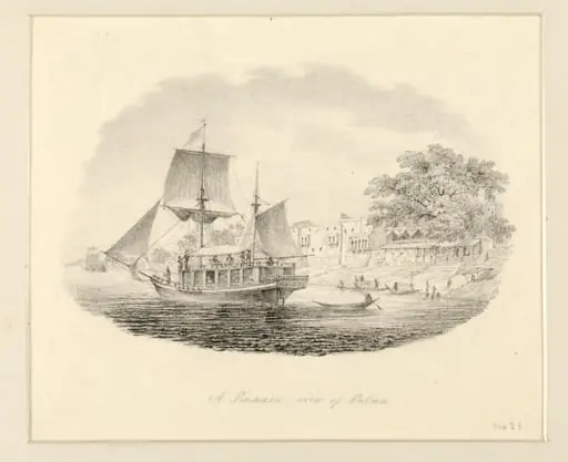 A Pinnace, view of Patna.