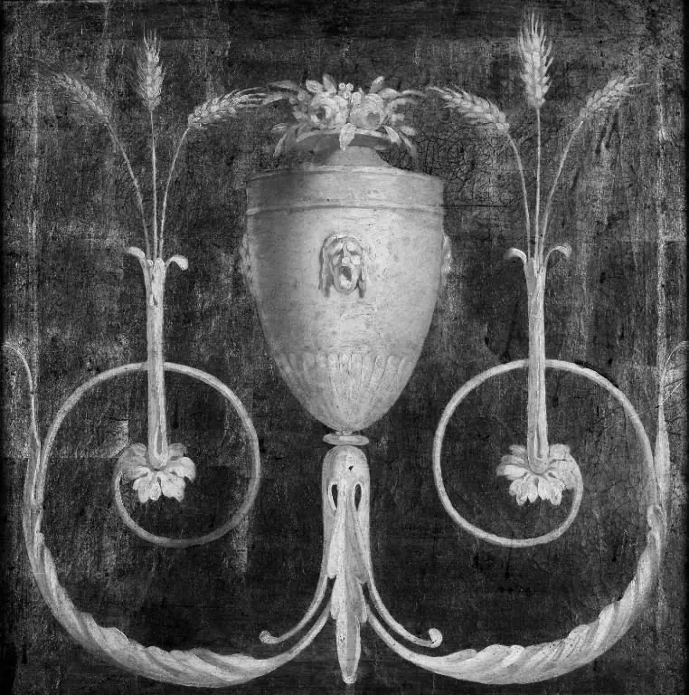 Ornamental panel, presumably a wall decoration.