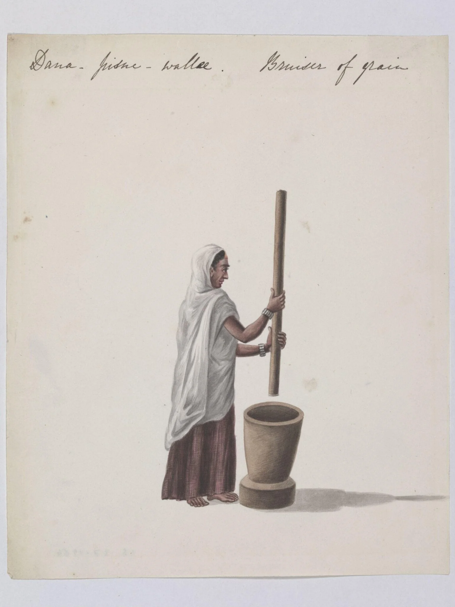 Bruiser of grain, by Unknown, paint, 1826