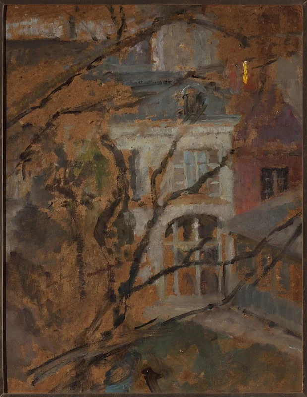 View from the window of the studio in Kraków