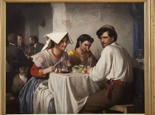 In a Roman Osteria