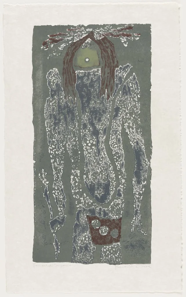 Untitled, by Frederick O'Hara, ink, 1961