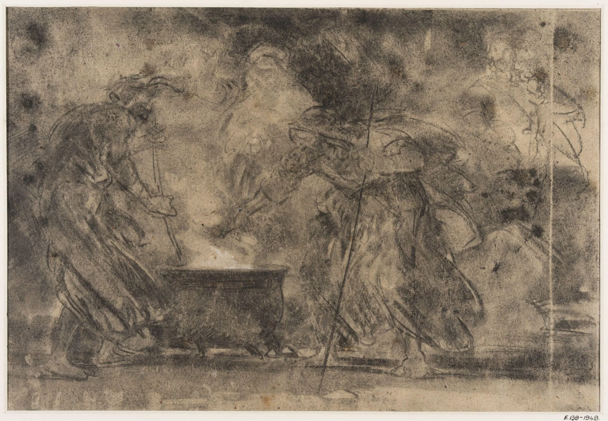 Macbeth and the three witches