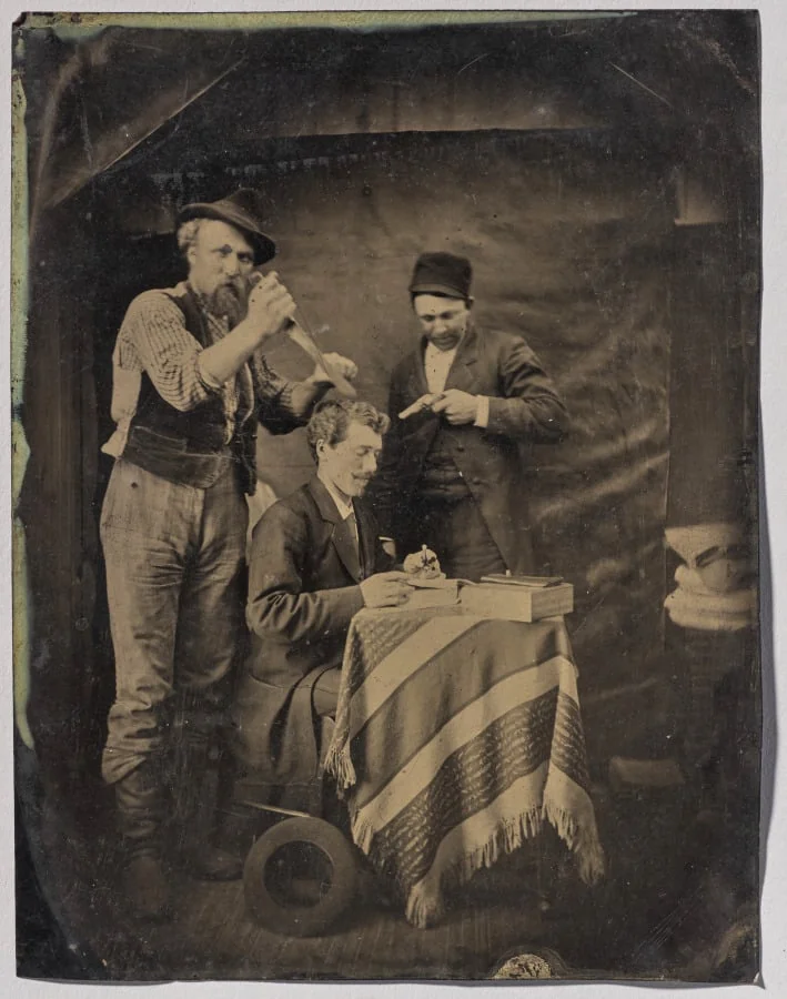 The Hold-Up, by Unknown, 1884