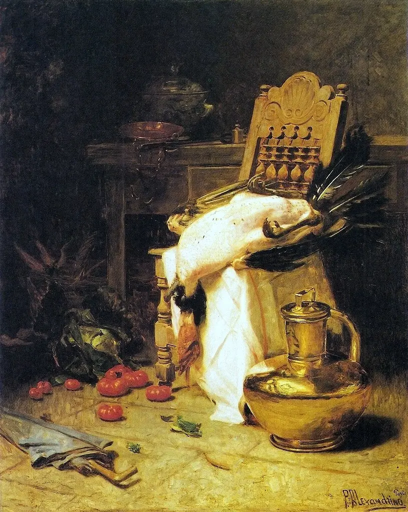 Plucked turkey