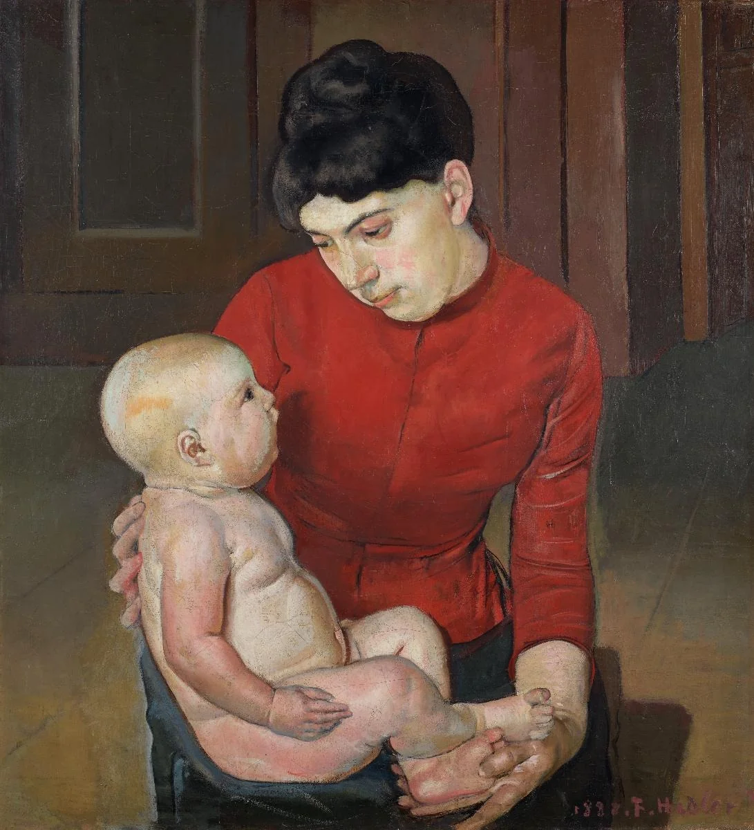 Q131586092, by Ferdinand Hodler, oil, 1894