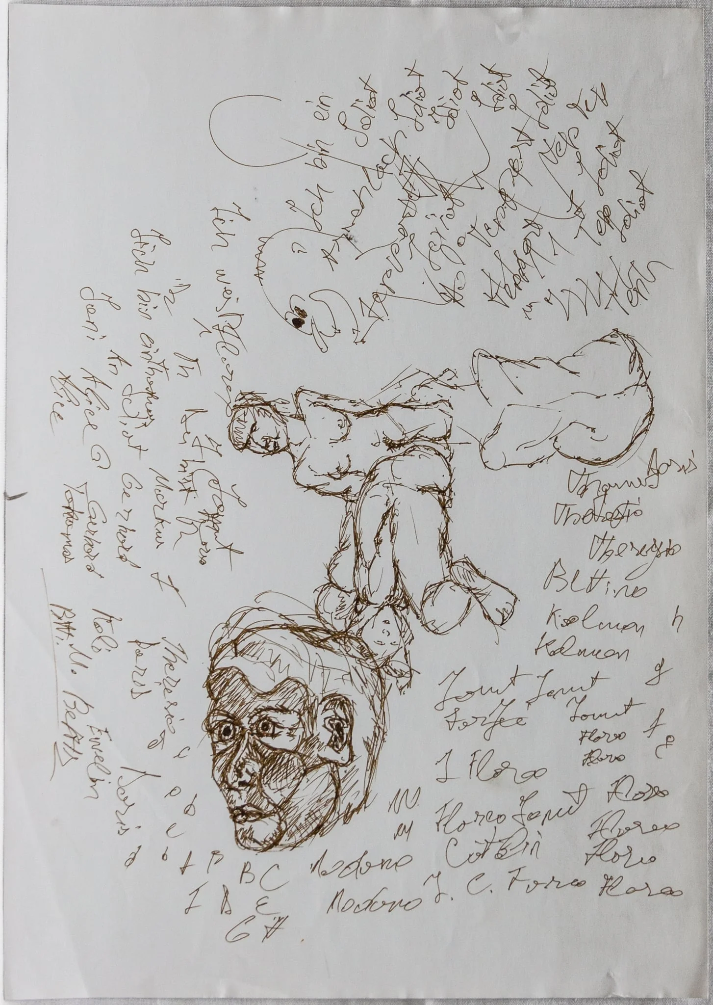 Compoziție cu scrieri I, by Ionuț Cătălin Florea, 1950