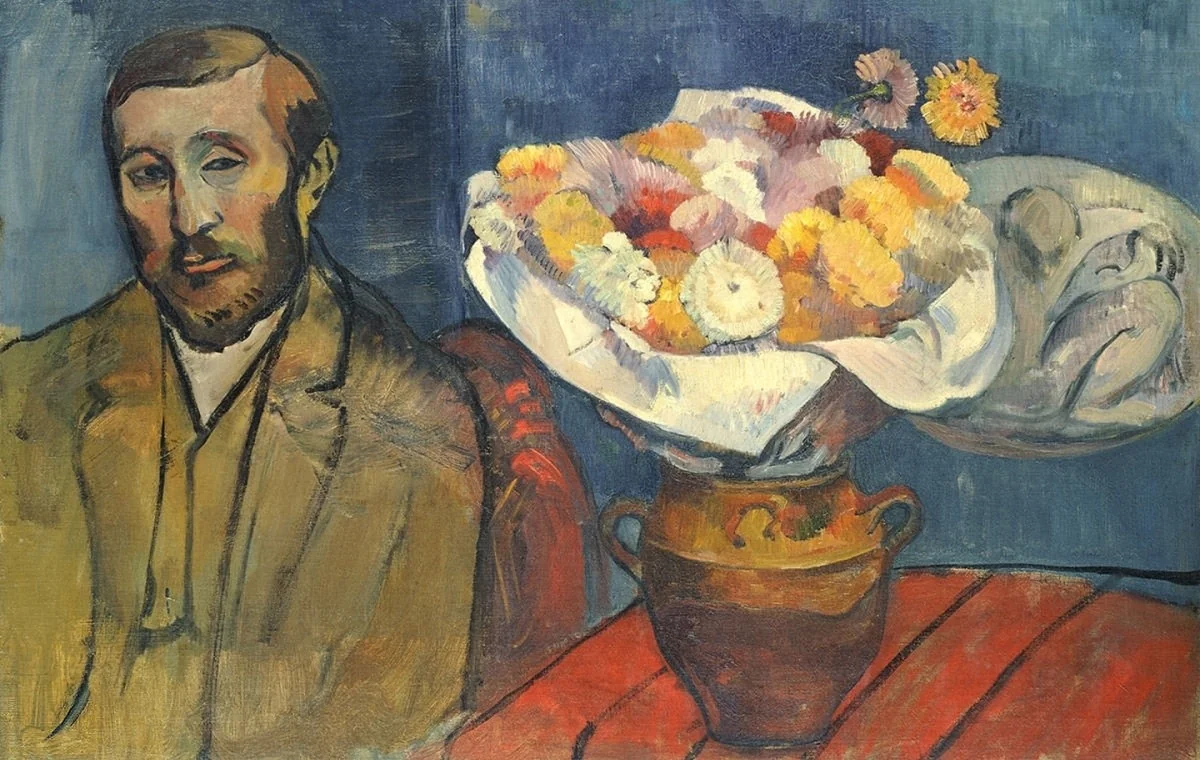 Portrait of the Painter Slewinski, by Paul Gauguin, oil, 1896