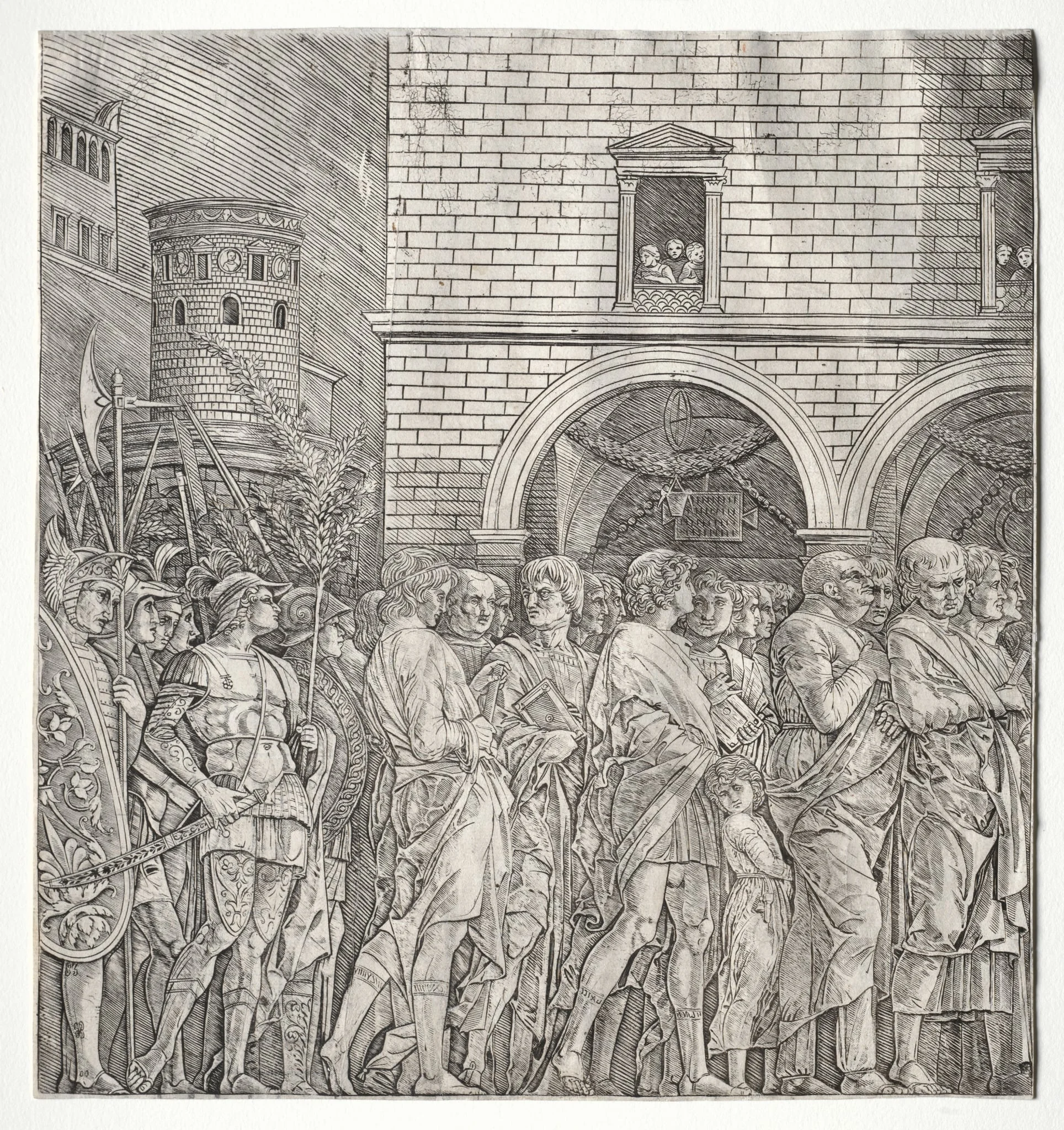 The Triumphs of Caesar:  The Senators, by Andrea Mantegna, 1404