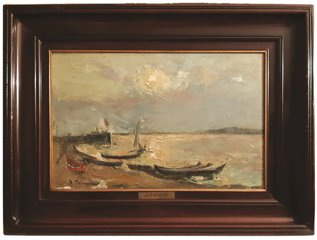 Peisaj marin, by Gheorghe Petrașcu, unspecified, 1949