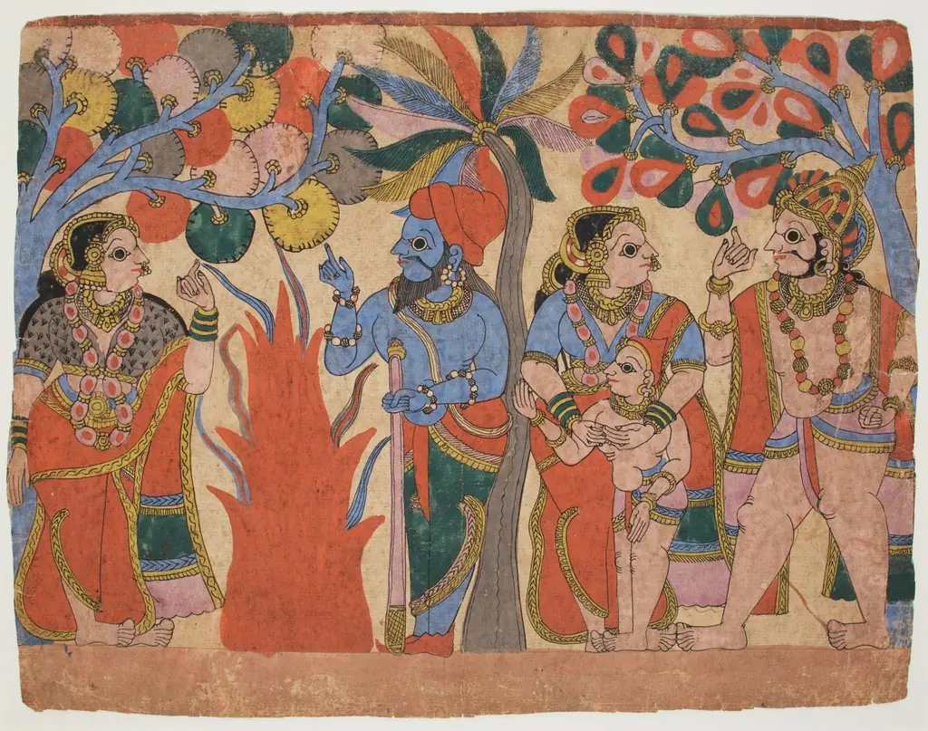 Scene from the Ramayana