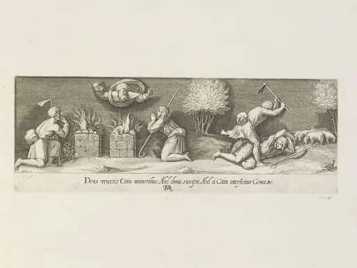 The sacrifices of Cain and Abel, and the death of Abel