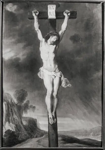 Christ dead on the cross