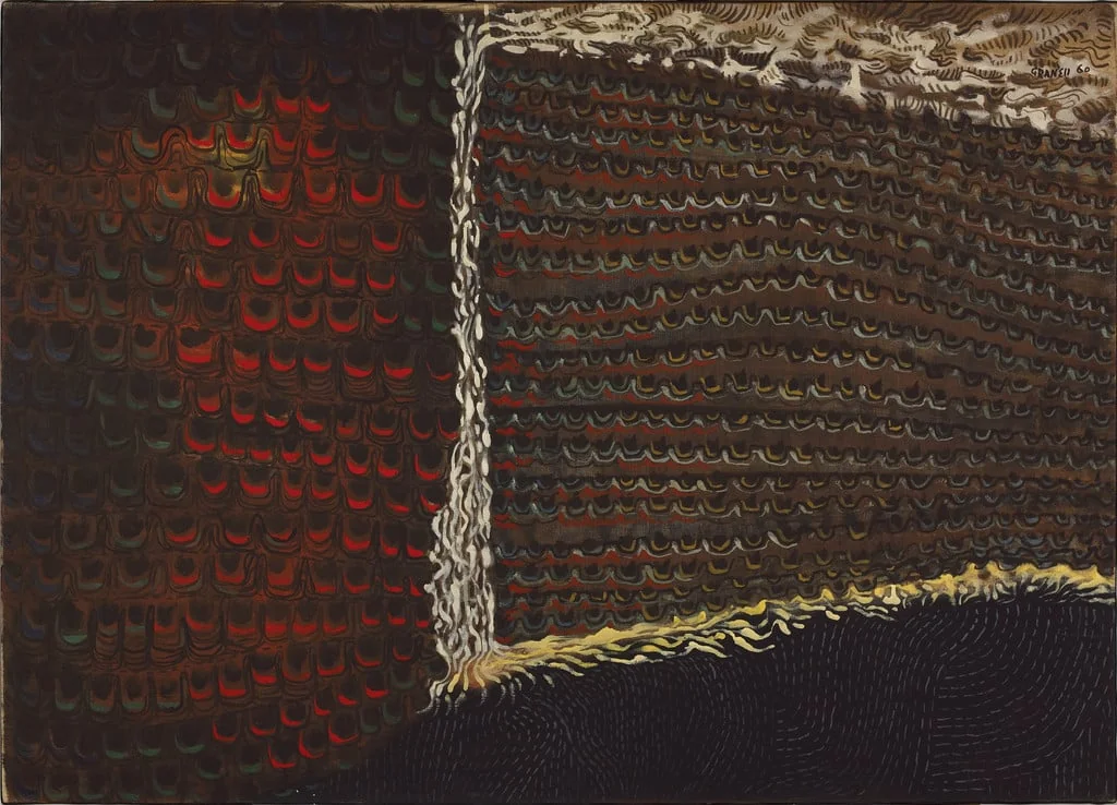 Untitled, by Eugenio Fernandez Granell, oil, 1960