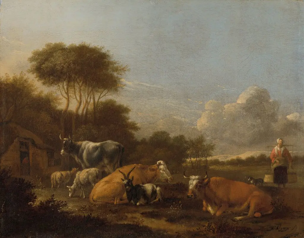 Landscape with Cattle (SK-C-162)