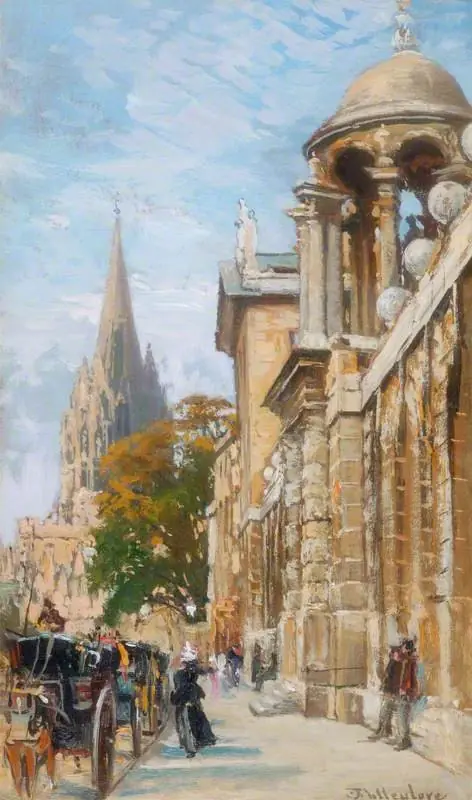 Entrance to Queen's College, Oxford