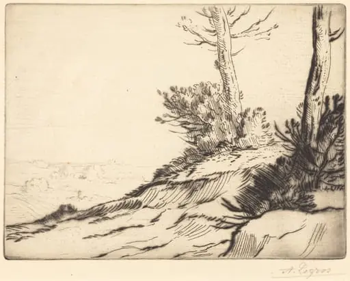 Hill with Bushes (La butte aux brousailles)